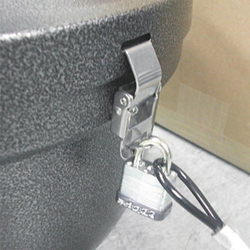 Ex-Cell Smokers' Oasis Lock Kit, 48in Plastic-coated Steel Cable W-lock-key freeshipping - TVN Wholesale